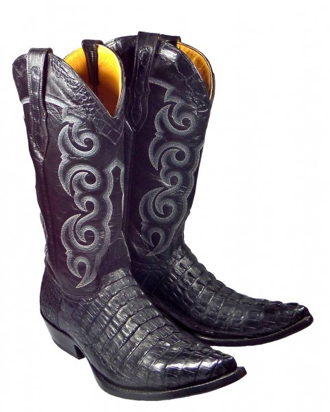 Sendra Boots Texas Caiman Cola Negro